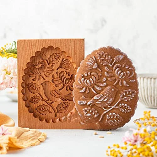 Breathable Wooden Springerle Cookie Molds for Baking Advanced