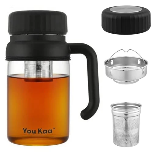 Exclusive 32oz Glass Water Bottle Green