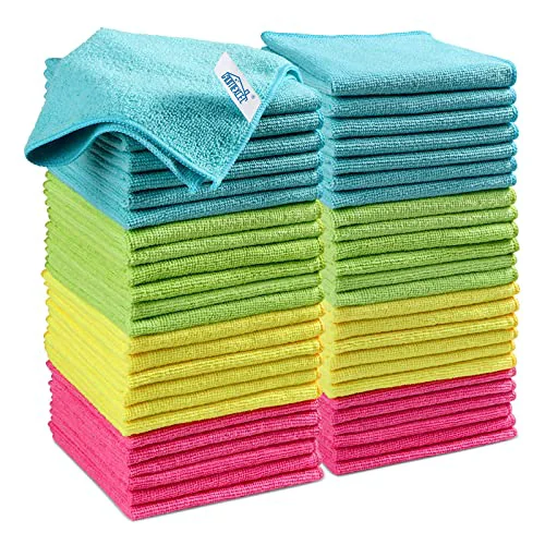 Exclusive 50PK Microfiber Cleaning Cloth 50 Count Authentic