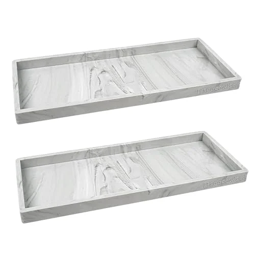Fashionable Silicone Countertop Vanity Bathroom Tray Reusable