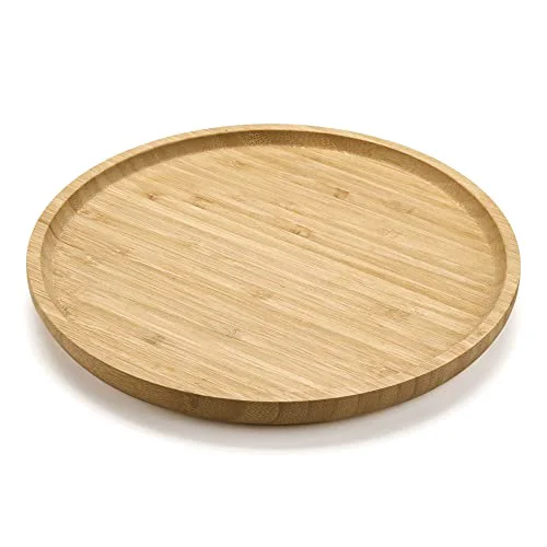 Fine Crafted Round Bamboo Tray Fine