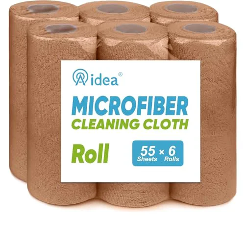 Sustainable Microfiber Cleaning Cloth 330 Count Recyclable