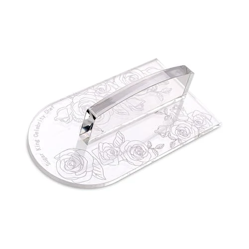 Genuine Fondant Smoother with Handle Acrylic Cake Smoother Tool for Icing fondant tools set Traditional