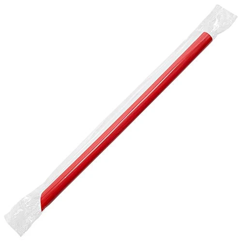 Fast C9060s Red 9 Boba Straws 10mm – Red Case of 1600 25 Count Powerful