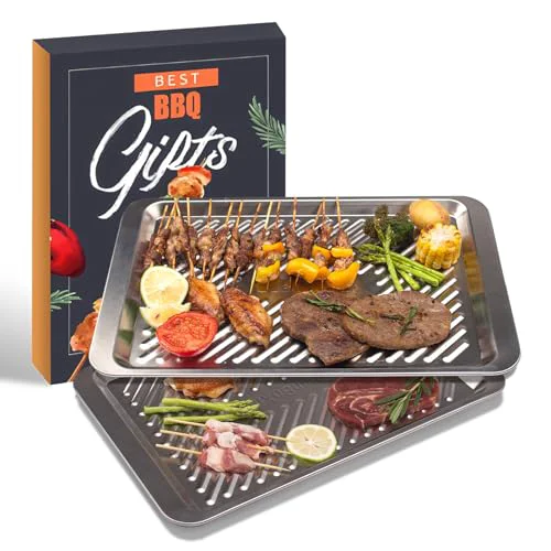 Fine Grilling Prep and Serve Trays 2 Count High-Performance