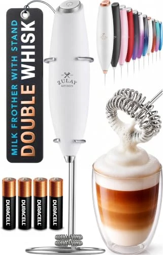 Classic Powerful Milk Frother Wand With Duracell Batteries Comfortable