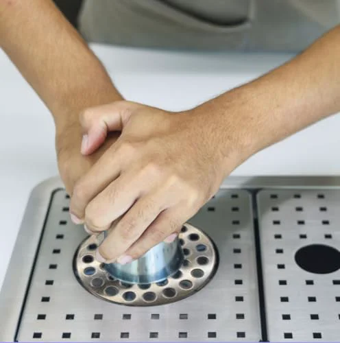 Minimalist Commercial Stainless Steel Glass Rinser World-Class