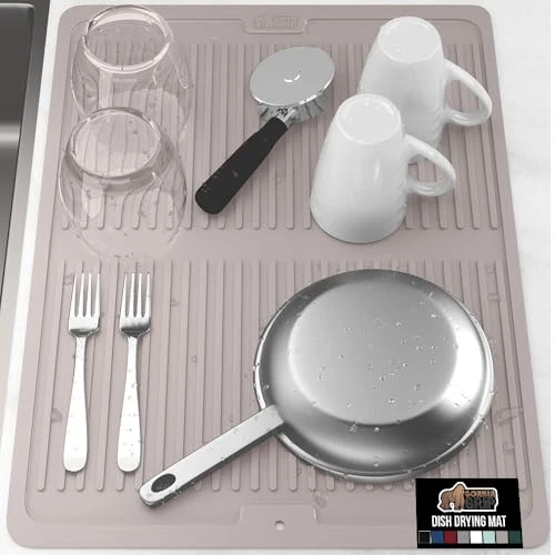 Minimalist Patented BPA Silicone Dish Drying Mat Smart