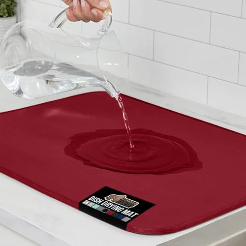 High-End Ultra Absorbent Microfiber Dish Drying Mat Premium