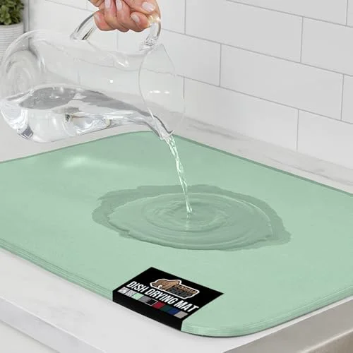 Modern Ultra Absorbent Microfiber Dish Drying Mat Relaxed