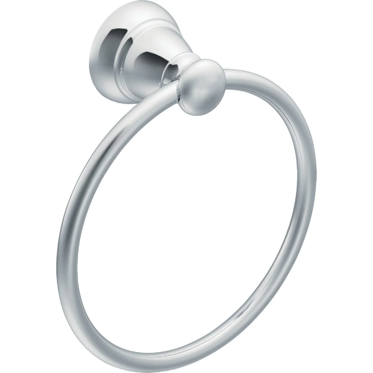 Modern Moen Chrome 6 In. Towel Ring Fine