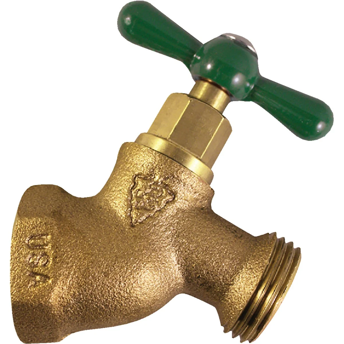 Professional Arrowhead Brass 1 2 In. FIP x 3 4 In. Male Hose Thread No-Kink Hose Bibb Premium