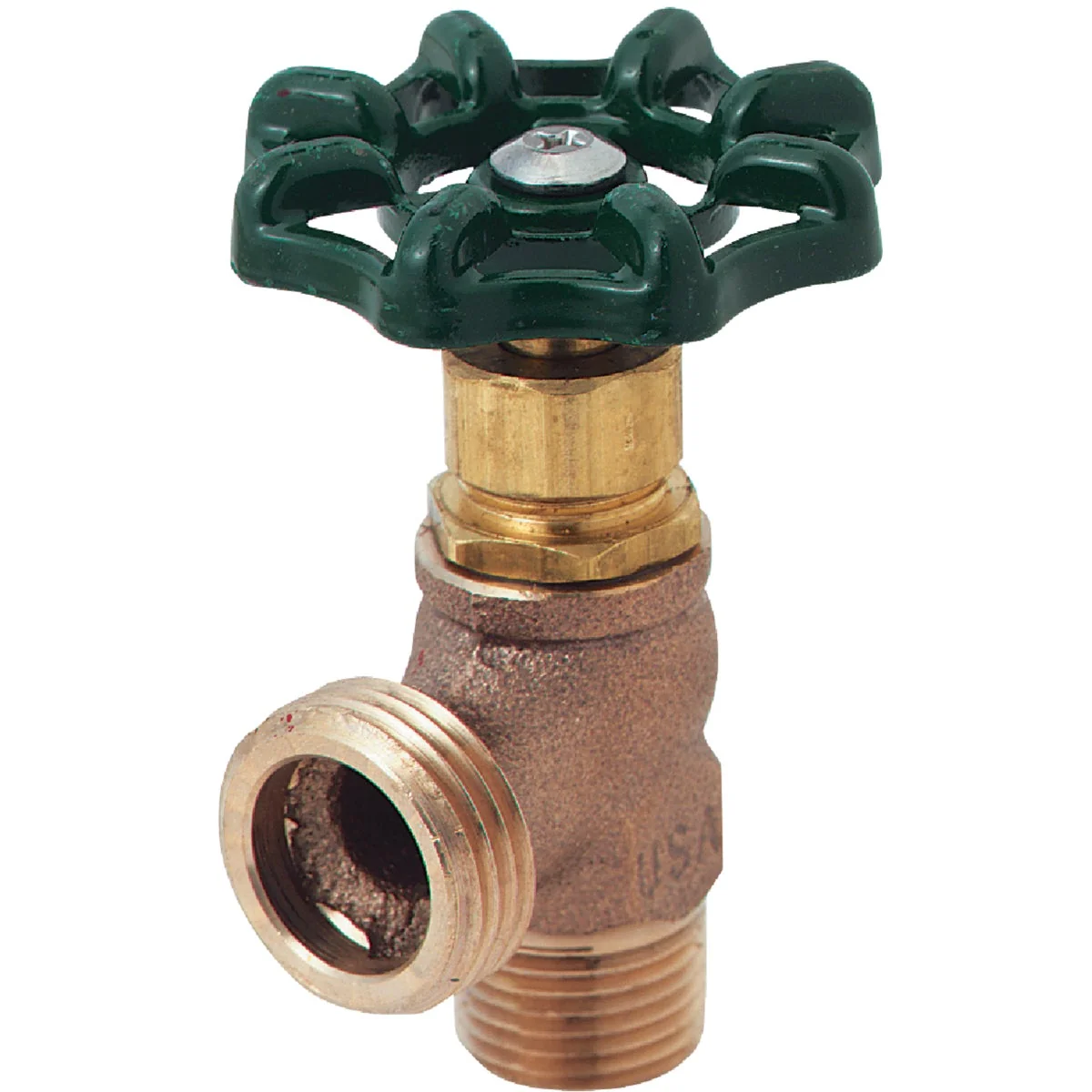 Traditional Arrowhead Brass 1 2 In. MIP x 3 4 In. Hose Thread Red Brass Aluminum Diecast Boiler Drain High-Performance