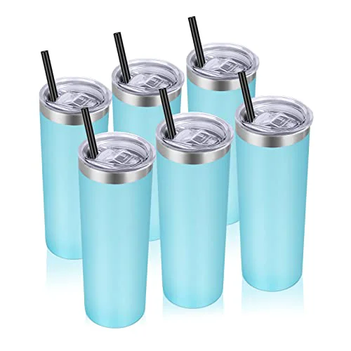 Environmentally Friendly Stainless Steel Tumblers Bulk 6 Pack 6 Count Easy-to-Use