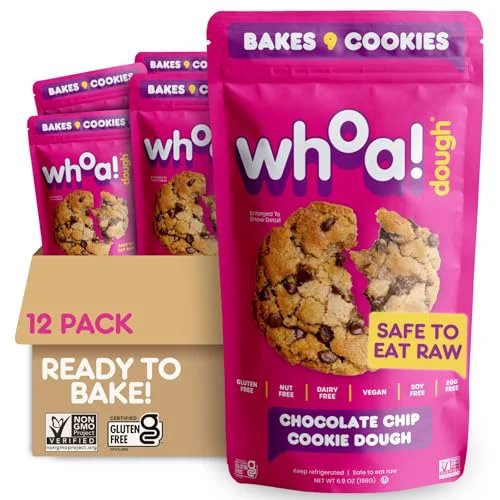 Long-Lasting Whoa Dough Ready to Bake Cookie Dough Chocolate Chip 82.8 Ounce Trusted