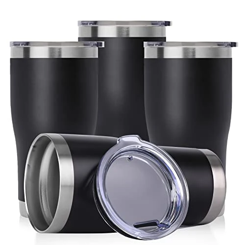 Modern 20oz Tumbler with Lid Stainless Steel Tumblers Bulk 4 Count High-Performance
