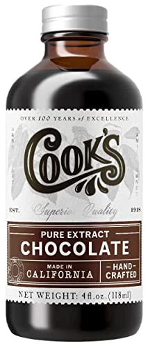 Enhanced Pure Chocolate Extract for Baking 4 Fl Oz High-Quality
