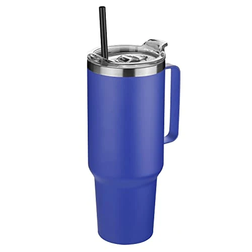 Smooth 40 oz Stainless Steel Tumbler with Handle Smart