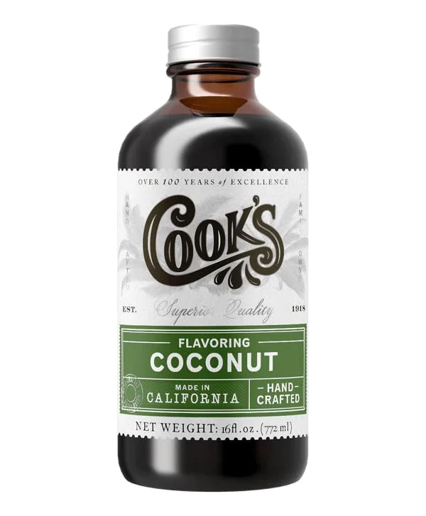 Optimized Coconut Flavoring for Cakes 16 Fl Oz Outstanding