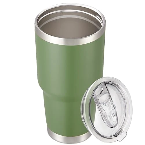 Fine 30 oz Tumbler with Lid Stainless Steel Tumblers Consistent