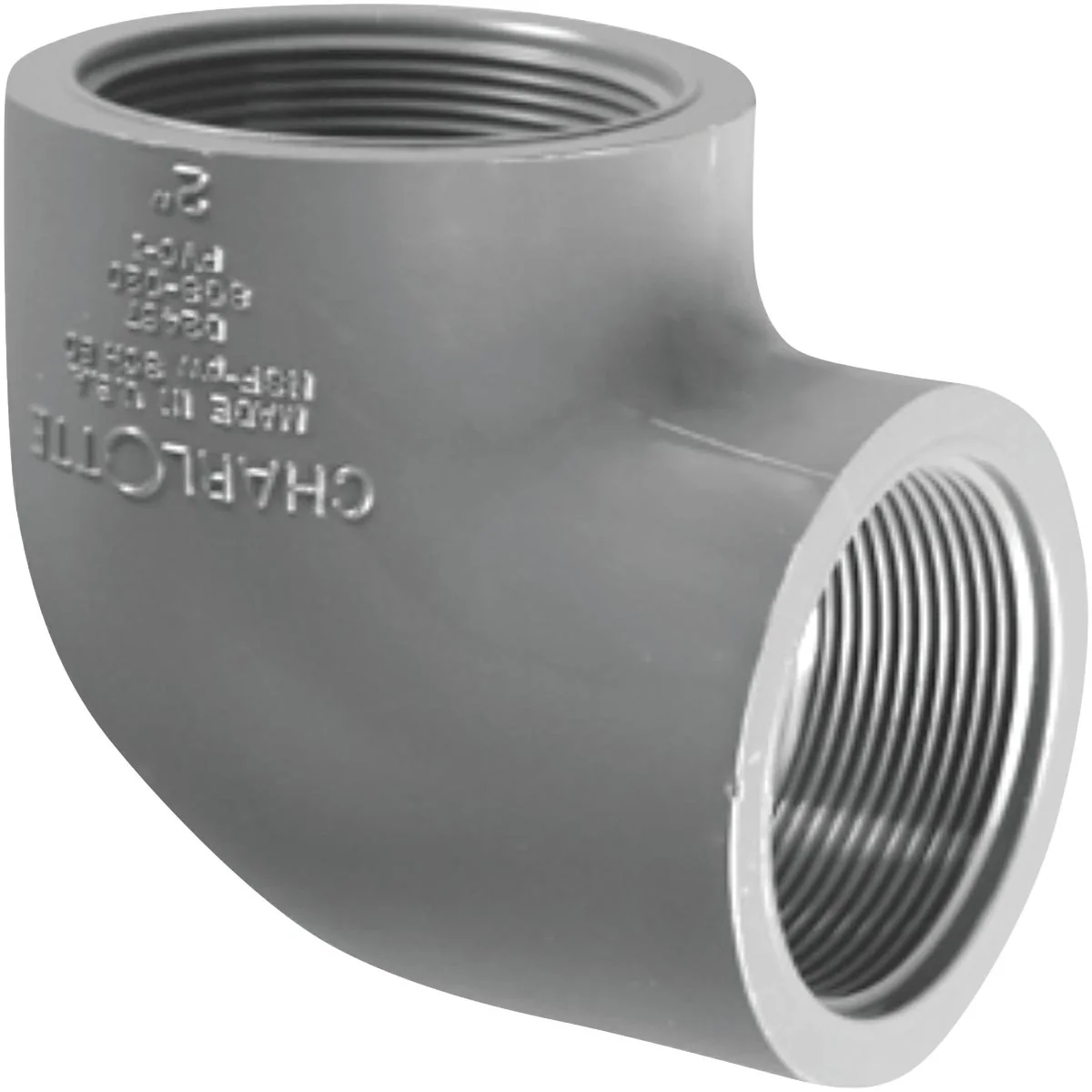 High-End Charlotte Pipe 1 In. Female x Female Schedule 80 90 Deg. PVC Elbow 1 4 Bend Advanced