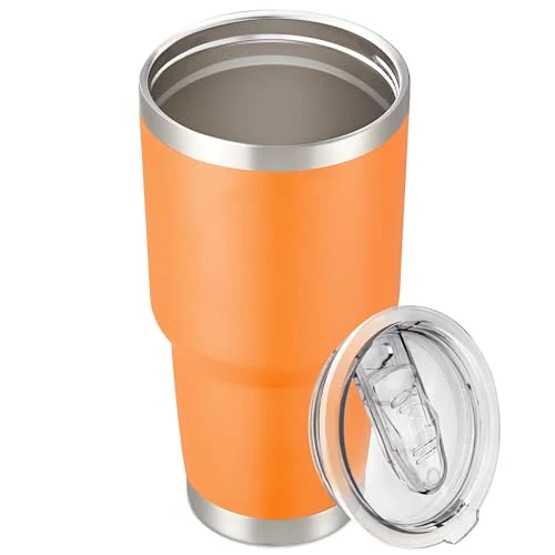 Convenient 30 oz Tumbler with Lid Stainless Steel Tumblers Practical