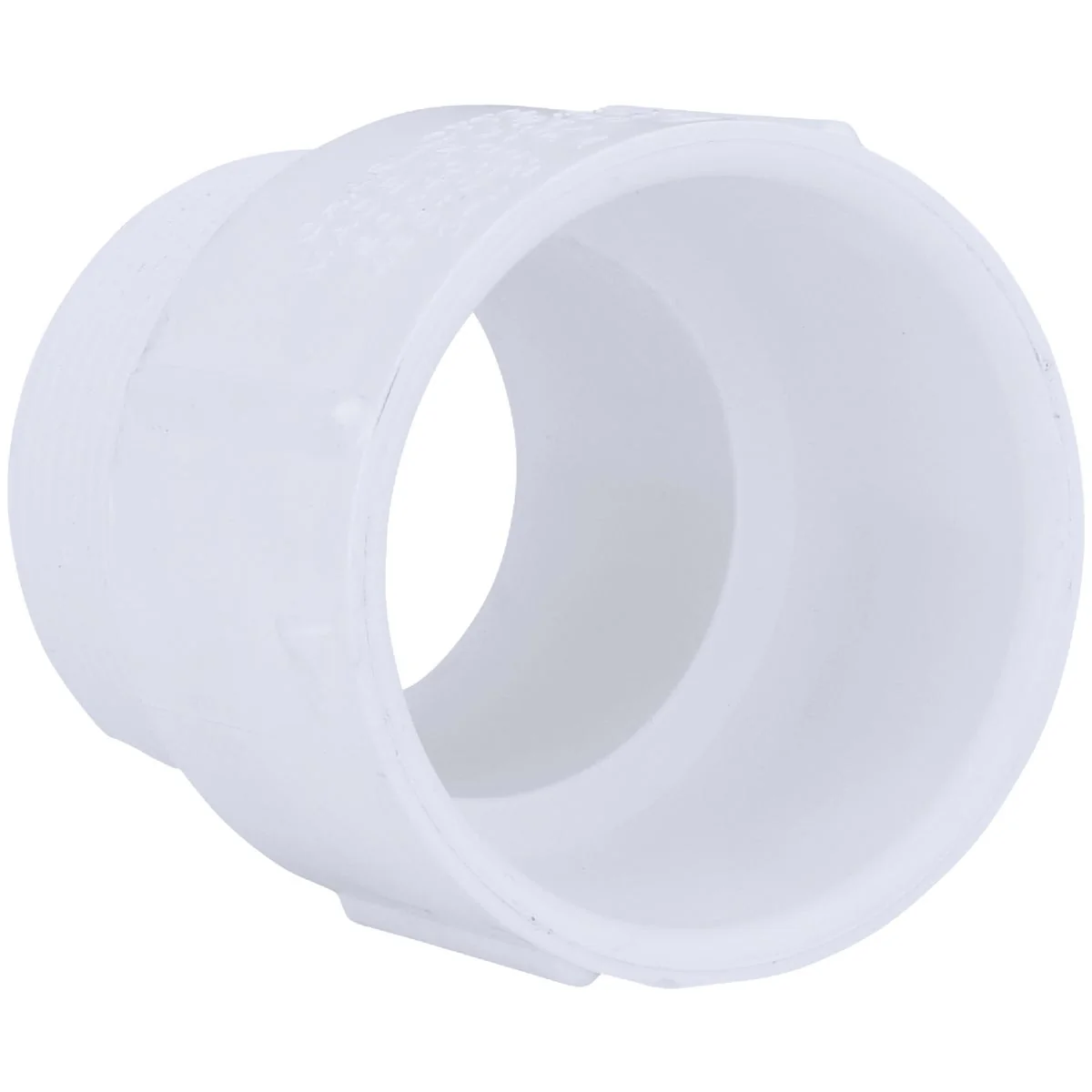 Classic Charlotte Pipe 2-1 2 In. x 2-1 2 In. Schedule 40 Male PVC Adapter Recyclable