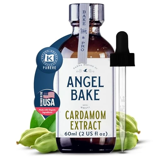Classic Angel Bake Pure Cardamom Extract 2 Fl Oz Original Design