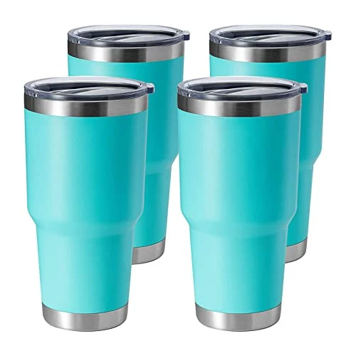 Fine Crafted 30oz Stainless Steel Tumbler 4 Count Responsible