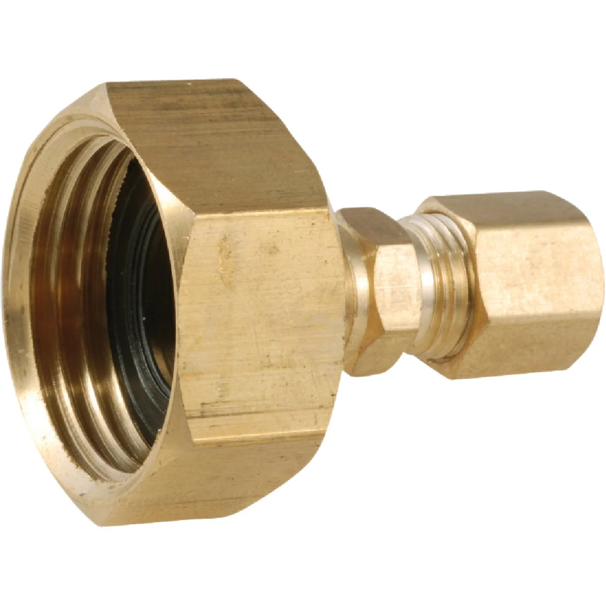 Refined Anderson Metals 1 4 In. OD x 3 4 In. FHT Brass Ice Maker Compression Union Quality