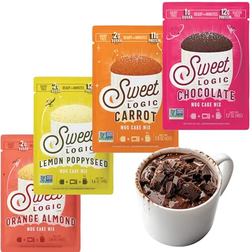 Quality Keto Dessert Mug Cake Mixes 6.4 Ounce Smart