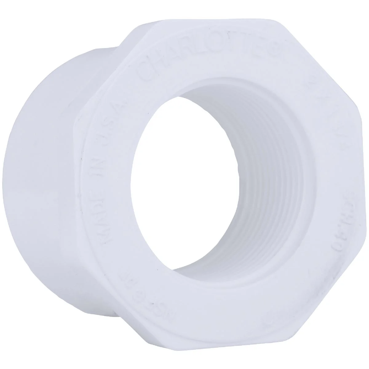 Premium Charlotte Pipe 2 In. SPG x 1-1 4 In. FPT Schedule 40 PVC Bushing Practical