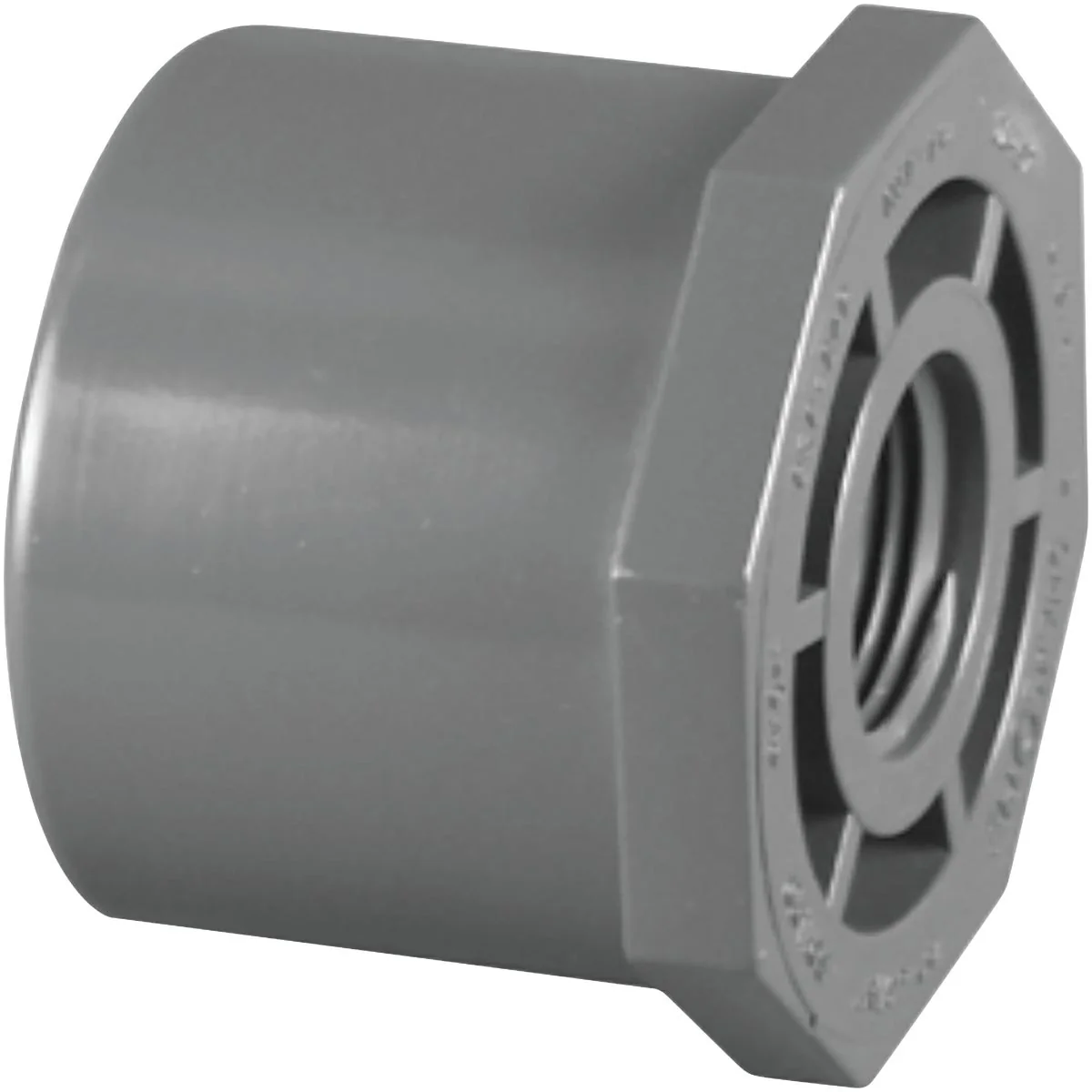 Safe Charlotte Pipe 1-1 2 In. Spigot x 3 4 In. FIP Schedule 80 Reducing PVC Bushing Optimized