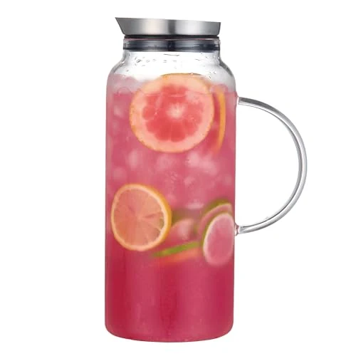 Fast 68 Ounces Glass Pitcher with Lid Outstanding