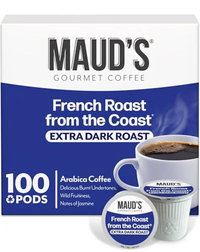 Detailed French Dark Roast Coffee Pods 100ct 100 Count Elite