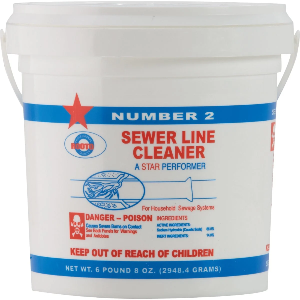 Sustainable Rooto Sodium Hydroxide 6-1 2 Lb. Sewer Line Cleaner Quality