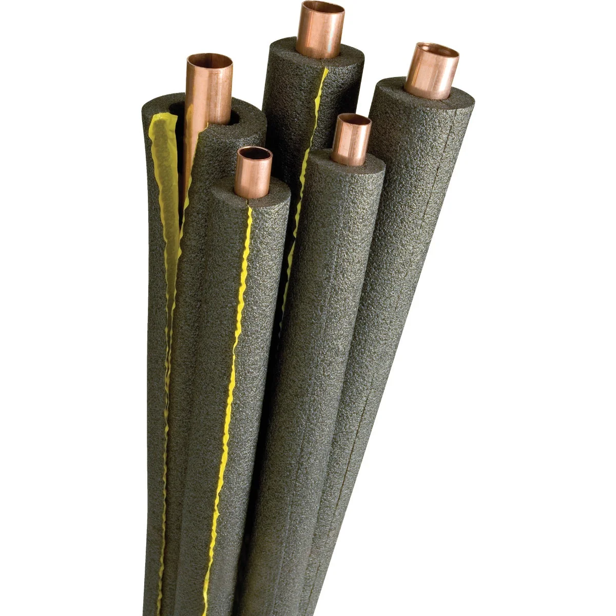 Professional Tundra 1 2 In. Wall Semi-Slit Polyethylene Pipe Insulation Wrap 1-1 2 In. x 6 Ft. Fits Pipe Size 1-1 2 In. Copper 1-1 4 In. Iron Crafted