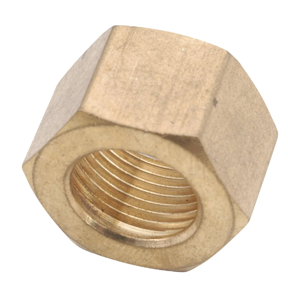Relaxed Anderson Metals 1 4 In. Brass Compression Nut 50-Pack Safe