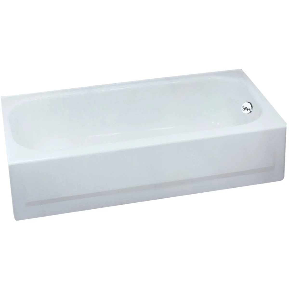Top-Quality Briggs Pendant V 60 In. L x 30 In. W x 14-1 4 In. D Right Drain Bathtub in White User-Friendly