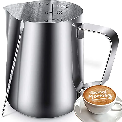 Powerful 32oz Milk Frothing Pitcher Genuine