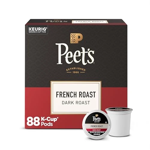 Enhanced Coffee Pods Dark Roast 88 Count High-Grade
