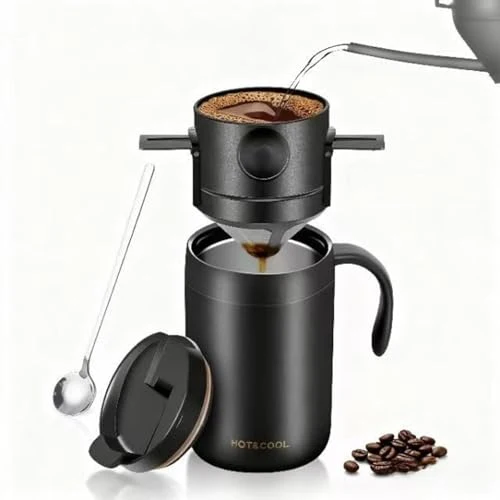 Premium 16oz Pour Over Coffee Maker Secure