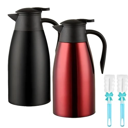 Elite 70 Oz Thermal Coffee Carafe for keeping hot 140 Count Lightweight