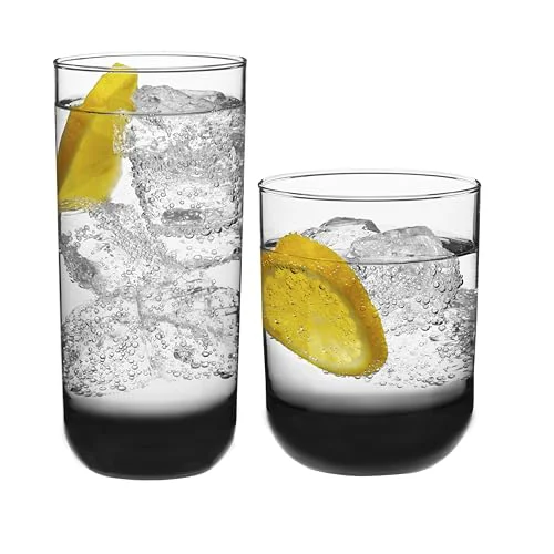 Optimized Polaris Tumbler and Rocks Glass Cups Set 16 Count High-Performance