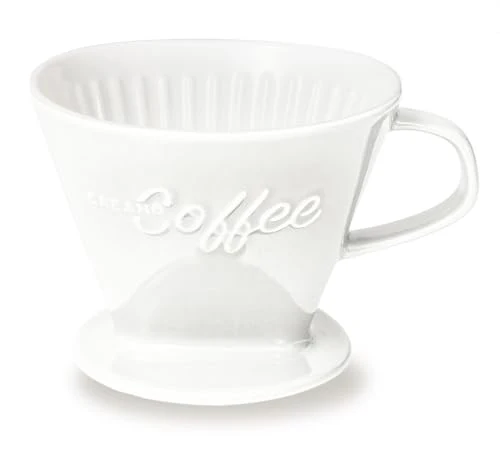 Eco-Friendly XXL Porcelain Coffee Dripper White Expertly Made