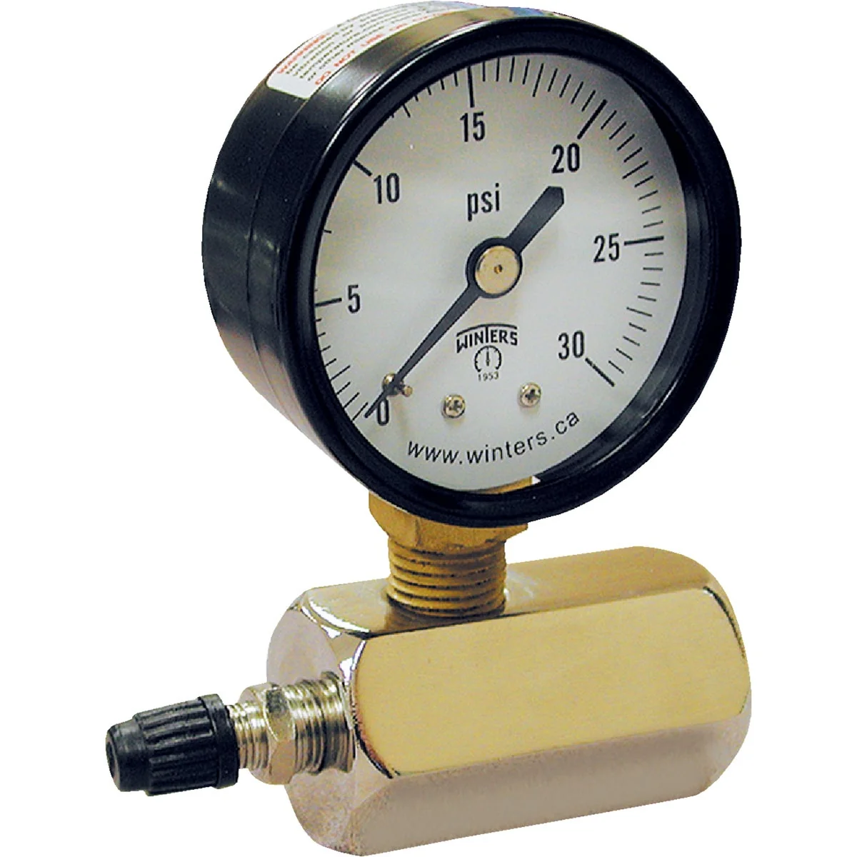 High-Quality Jones Stephens 3 4 In. FIP 15 PSI Gas Test Gauge Assembly Elegant