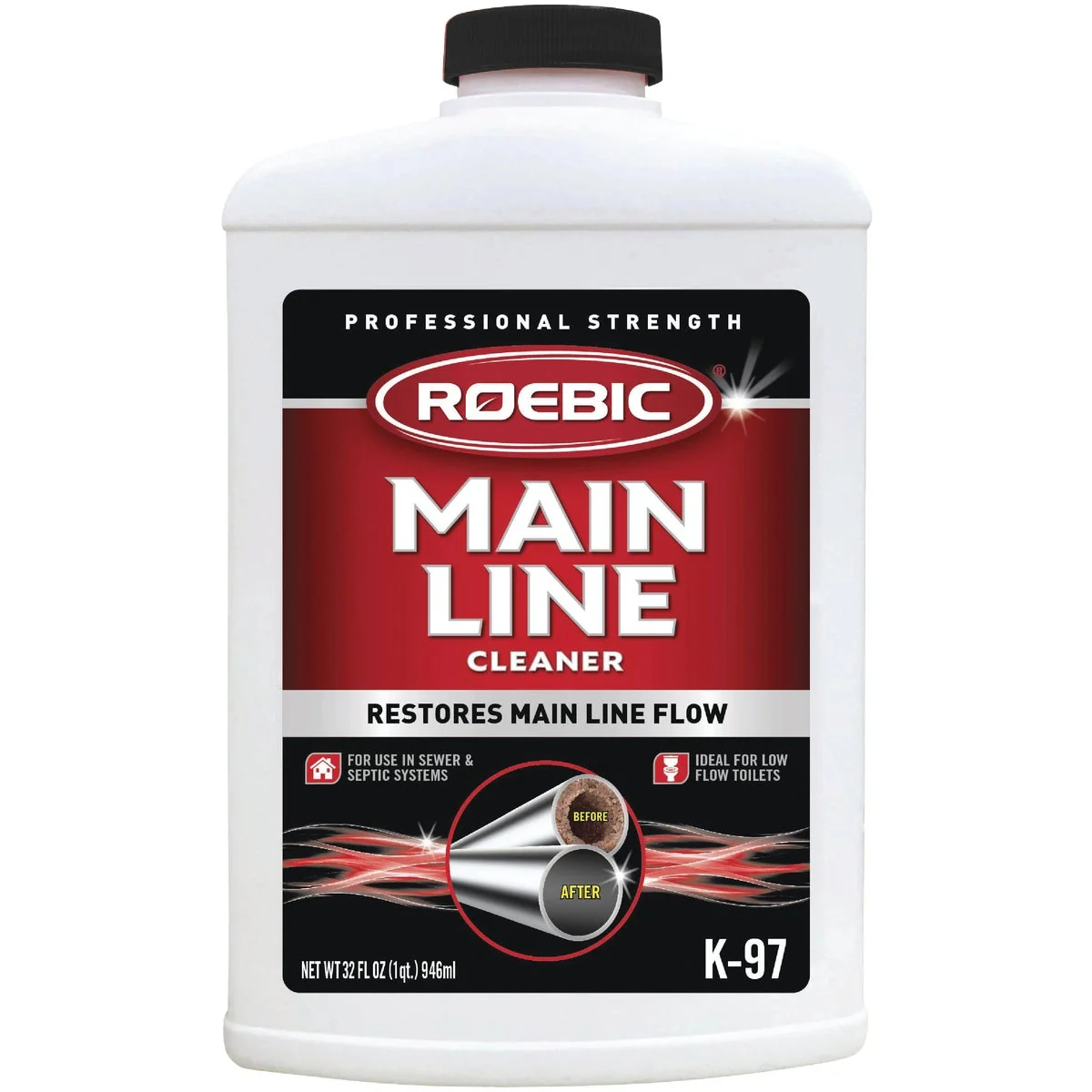 Stylish Roebic 32 Oz. Main Line Drain Cleaner Minimalist