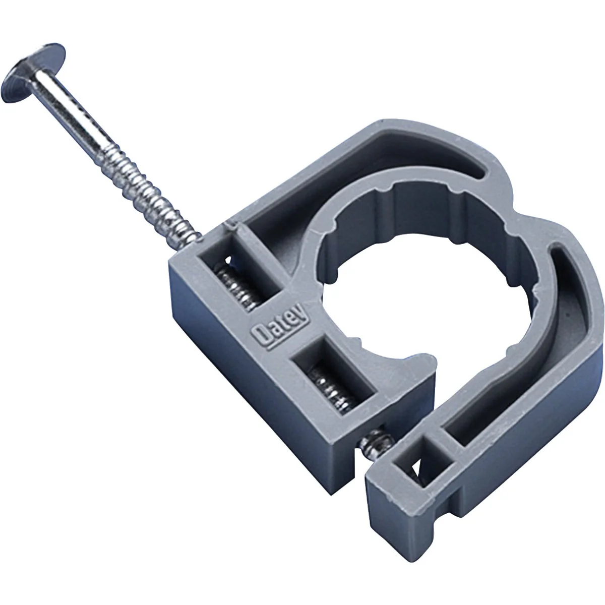 High-Performance Oatey Insulator 3 4 In. Plastic Nail-On Pipe Full Clamp 12-Pack Green
