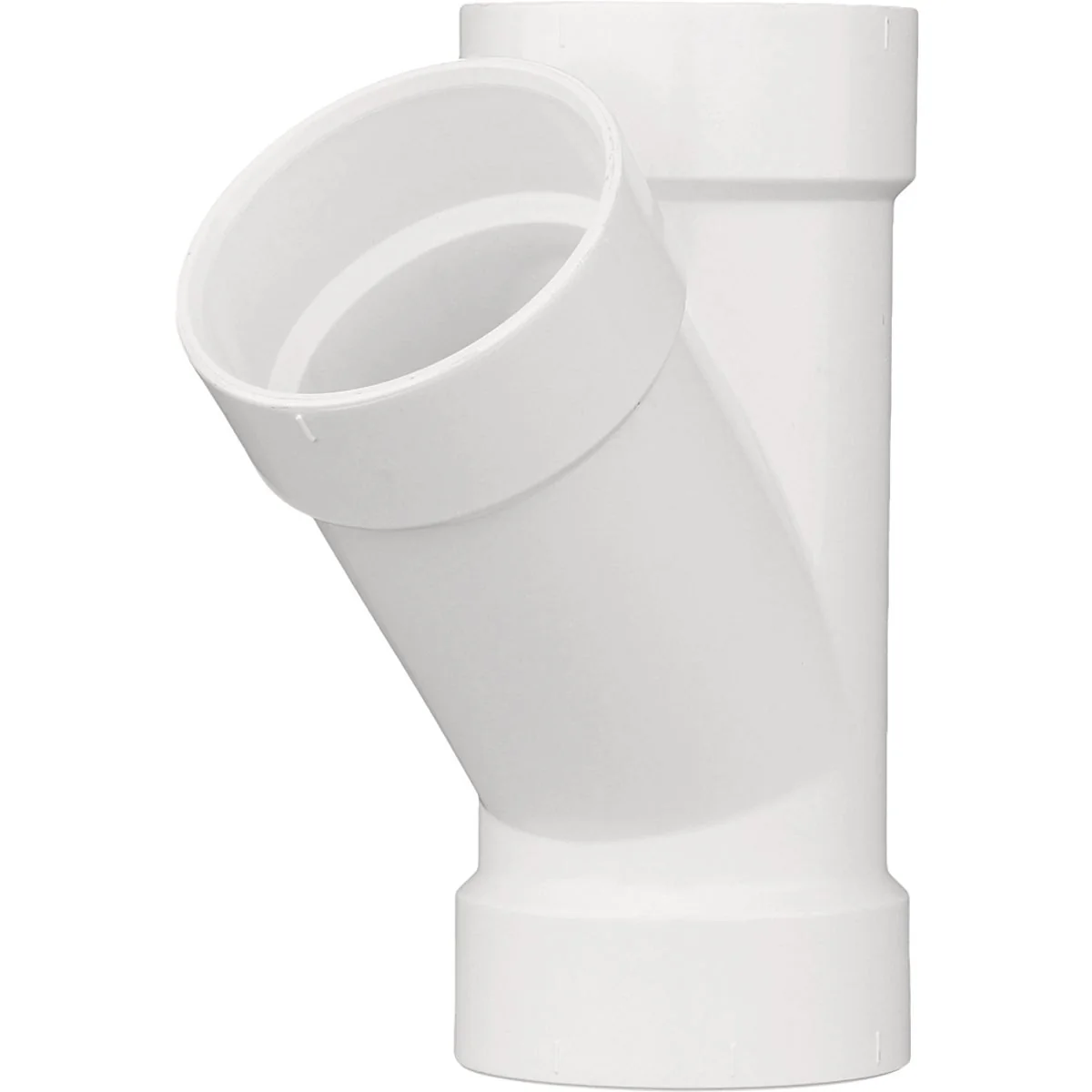 Superior Charlotte Pipe 6 In. Schedule 40 DWV Hub PVC Wye User-Friendly