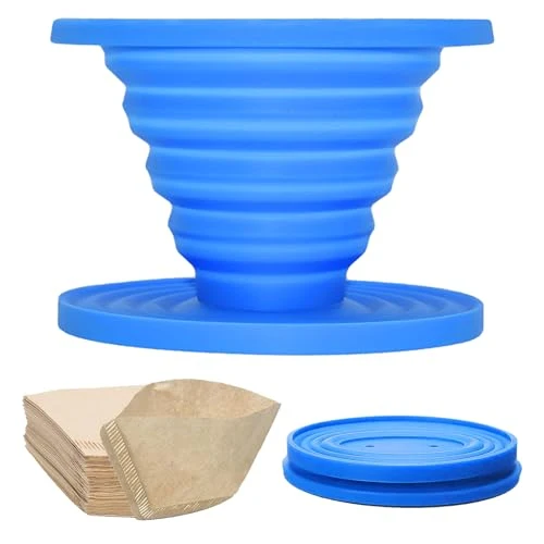 Eco-Friendly Collapsible Pour Over Coffee Dripper Set 2 Count High-End